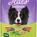 Halo Holistic Plant-Based Recipe With Superfoods, Complete Digestive Health, Vegan Dry Dog Food Bag, Adult Formula, 10-lb Bag, Best by 06/05/2026