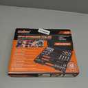 48 Piece Thread Chaser Set Metric & SAE Rethreading Kit with 22 Taps 24 Dies 2 Thread Files Thread Repair Kit