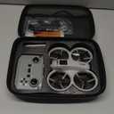 Drone with Camera - RC Quadcopter for Kids & Adults Beginners, with One Key Takeoff/Landing, Altitude Hold, Headless Mode, 3D Flip & Trajectory Flight, 3-Speed Mode, 2 Rechargeable Batteries & Carrying Case, Gray