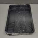 2 x Aujen Silverware Organizer - Expandable Kitchen Drawer Organizer, Adjustable Utensil Organizer, Cutlery Tray for Forks, Knives, Multipurpose Kitchen Organizers and Storage Solution, Black, Medium