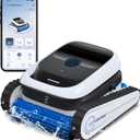 ECOVACS Ultramarine P1 Cordless Robotic Pool Vacuum for Inground & Above Ground Pools, 180 Min Runtime, Smart Navigation, App Control Pool Vacuum for Floor, Wall & Slope, Cleaning Up to 1937 sq ft