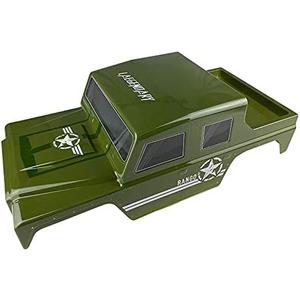 LAEGENDARY 1:8 Scale RC Cars Replacement Parts for Rango Truck: Car Shell - Army - Part Number - RA-5009