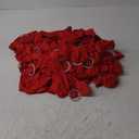 100PCS Spandex Stretch Chair Sashes Bows Elastic Chair Cover Bands Ties with Buckle Slider for Wedding Party Reception Events Universal Ceremony Banquet Decorations(Red)
