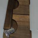 AZEN Wood Toilet Stool Squat Adult, Poop Stool for Bathroom Adults, Portable Toilet Potty Stools for Adults, 7 Inch Height (Black (1 Pack))