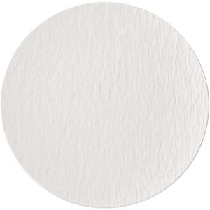 Villeroy & Boch Manufacture Rock Blanc Pizza/Buffet Plate, 12.5 in, White