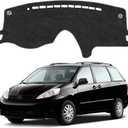 Dash Cover Mat for Toyota Sienna 2004 2005 2006 2007 2008 2009 2010 Non-Slip Dashboard Cover Mat Sunshade UV Rays Protector Interior Accessories