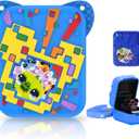 Silicone Cover Case for Bitzee Disney Interactive Toy Digital Pet and Case with Lanyard,Protective Case Holder Skin for Bitzee Virtual Electronic Pets for Girls & Boys Blue