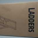 5 Step Ladder, Lightweight Folding Step Stool withConvenient Handgrip,Aluminum 330lbs Capacity Step Ladderfor Office,Household,Kitchen(Black)