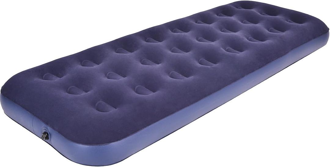 Single Size Air Mattress Inflatable Bed, Blow Up Mattress Camping Sleeping Pad
