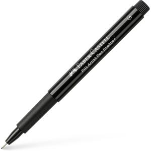 Faber-Castell Art & Graphic Pitt Artist Pen Fineliner India Ink Pen, Black, Single Pitt Pen, for Art, Craft, Drawing, Sketching, Home, School, University, Colouring (1 Count (Pack of 1), Black 0.3mm)