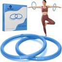 Weighted Fitness Hoop for Arms - Mini Upper Body Exercise Tool to Strengthen Arms and Shoulders - Lightweight Design for Fun Home Workouts (Blue)