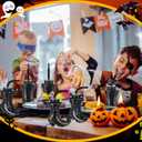 Hoolerry 24 Pack Halloween Witch Shoes Cup with Straw and Lids Witch Party Favors 10 oz Reusable Plastic Black Boots Cups for Birthday Halloween Themed Party Supplies Decoration Gifts