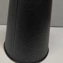 Wastebasket for Bedroom, Bathroom, Trash Can 6 Liters, Black, Stainless Steel