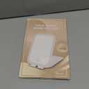 Travel Makeup Mirror, Portable Mirror with 3 Adjustable Light Settings, USB-Rechargeable Vanity Mirror with LightsGift for Women and Girls (White)