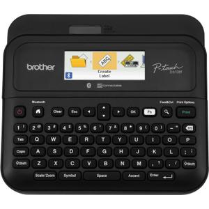 Brother P-Touch PT- D610BT Business Professional Connected Label Maker | Connect and Create via Bluetooth on TZe Label Tapes up to ~1 inch, White