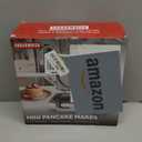 Double Mini Pancakes Maker Machine, Arepa Maker, Electric Pancake Maker Griddle, Ideal for Pancakes, Cookies, Eggs, Arepas & Breakfast Sandwiches, White, 4 Inch