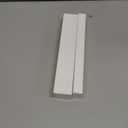 9.5 Large Acrylic Straw Holder for Cabinet Door - Reusable Tumbler Straw Organizer Storage, Small Kitchen Accessories Container, Ultra Sticky Cupboard Door Mounted (White)