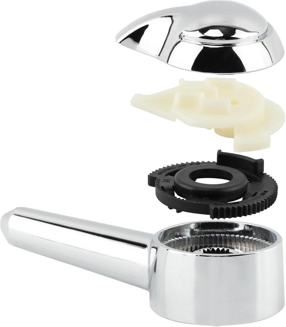 Lever Handle Replacement 10424 Single Lever Faucet Handles Compatible with De-lta 1700 Series Monitor Tub and Shower Faucets, 5 X 2 in Shower Handle Replacement, Chrome