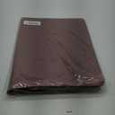 Zippered Padfolio Organizer, WRIYES Leather Planner Binder, 10.2 Inch Portfolio Folder for Documents, Letter Size Business Card Holder for Men&Women (Brown) (Brown1)