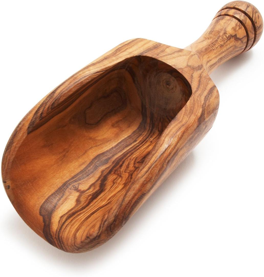 Berard Olive-Wood Handcrafted Scoop, 7 Inch (Large)