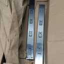 HBL 1 Pair | Soft Close Drawer Slides 22 inch, Heavy Duty Cabinet Drawer Slides Replacement - Ball Bearing Full Extension, 200 LB Capacity, Made of Cold-Rolled Steel, Rust-Resistant & Long-Lasting. (Silver)