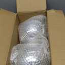 Suwimut 2 Pack Mirror Disco Ball, 8 Inch Cool and Fun Large Silver Hanging Disco Ball with Hanging Ring, Reflects Light, Party Favor, Christmas New Year Wedding Decor Festival Stage Prop