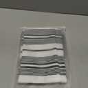 JASEN Black and White Striped Outdoor Pillow Cover, Outdoor Lumbar Pillow Covers 12x20 Waterproof Set of 2, Decorative Throw Pillow Cover for Outside Patio Furniture Garden (No Inserts)
