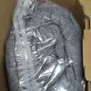 Bedsure Oversized Queen Comforter Set - Charcoal Grey Soft Bedding for All Seasons, Cationic Dyed Bed Set, 3 Pieces, 1 Oversized Queen Size Comforter (98"x 98") and 2 Pillow Shams (20"x 26"+2")