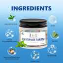 3 x Toothpaste Tablets - Nano Hydroxyapatite, Flouride & Plastic Free, Small Size & Travel Friendly, Available for All Age People