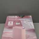 Cesun Motion Sensor Trash Can, 5 Gallon Automatic Bathroom Garbage Can with Lid, Touchless Smart Plastic Slim Wastebasket for Bathroom, Office, rv, Bedroom, Living Room, Pink