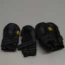 XSY&G Dog Boots,Waterproof Dog Shoes,Dog Booties with Reflective Rugged Anti-Slip Sole and Skid-Proof,Outdoor Dog Shoes for Medium to Large Dogs 4Pcs-Size7 (Size 7:3.1''x2.7'')(L*W) for 66-90 lbs, Black)