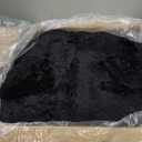 6x9 Fluffy Area Rug for Living Room: Black Shag Area Rugs for Bedroom- 6x9 Feet Fluffy Rugs for Living Room- Shag Rugs Soft Fuzzy Carpets for Bedroom, Nursery (Black, 6x9)