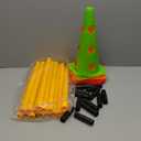 Dog Agility Training Hurdle Cone Set, Adjustable Dog Agility Equipment Obstacle Course Backyard Equipment for Pet Exercise 6 Set