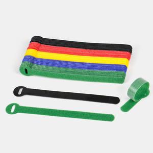 Cord Organizer Cable Ties, 4 inch Reusable Self Gripping Charger Organization, Cord Storage Fastening Keeper, Cable Wrap Straps For Home, Office, Desk Wire and Cord Management (50 Pack-Black)