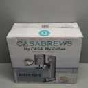 CASABREWS CM5418 Espresso Machine 20 Bar, Compact Espresso Maker with Steam Milk Frother, Stainless Steel Coffee Machine with 34oz Removable Water Tank for Cappuccino, Gift for Women or Men, Silver