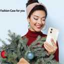 Fiyart Designed for iPhone 16 Case Cute Flower Floral Sunflowers Design,Soft Slim TPU Anti-Scratch Phone Cover for Women Girls 6.1"-White