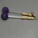 Bongers Handheld Percussion Massage Tool Deep Tissue Trigger Point Tapping Sticks for Whole Body Pain Relief & Muscle Relaxation (Purple)