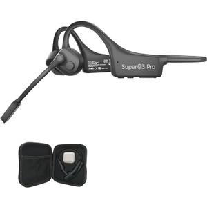 Open Ear Bone Conduction Headphones with mic - Bluetooth Headset Waterproof Bone Conducting Earphones, Headphones Wireless Earbuds Set, with QCC Chip, CVC8.0 Noise-canceling