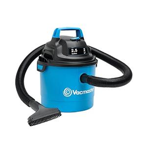 Vacmaster - Portable Wall Mountable Wet/Dry Vac, 2.5 Gallon, 2 HP 1-1/4" Hose (VOM205P)