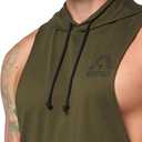 Under Armour Men's Project Rock Payoff Sleeveless Hoodie (Green, S)