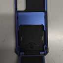 Vofolen for Galaxy S21 Case Protective for Men Women Wallet 4-Card Flip Cover Credit Card Holder Slot Back Pocket Dual Layer Hybrid Hard Shell Bumper Armor Case for Samsung S21 6.2 Navy