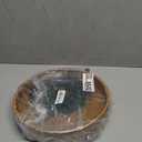 12 Inch Rattan Lazy Susan Turntable Organizer, Round Rotating Wicker Serving Tray with Handles for Kitchen Counter, Coffee Table, Cabinet Storage