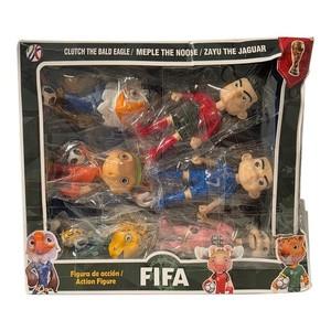 MLDVQJV 2026 World Cup Mascots Action Figures,4 Inch PVC World Football Mascot Toys, Cartoon Sports Figurines for Kids,Party Favors,Cake Toppers & Gifts for Fans(6PCS)