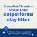 PetSafe ScoopFree Premium Crystal Cat Litter - Outperforms Clay Litter - Refill Packs - Reusable Tray Compatible - Fragrance Free - 4.3 lb Bags - 2 Pack