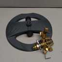 Melnor 9538 Deluxe Pulsating Sprinkler with Weighted Base, Basic, Black