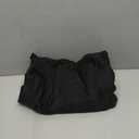 Bed Skirts Queen Size Ruffled Bed Skirt with Split Corners, 18 Inch Drop Dust Ruffle Bed Skirt with Platform, Black
