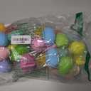 30 Pcs Easter Hanging Eggs Decorations - Colorful Plastic Easter Eggs, Decorative Easter Tree Hanging Ornaments for Home Easter Gift Party Decor