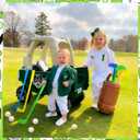 24 Pcs Plastic Mini Golf Clubs for Toddlers, Kids Golf Clubs Toy Set, Toy Balls for Kids Toddlers Outdoor Indoor Lawn Sports for Boys Girls