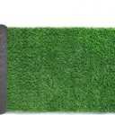 Synthetic Artificial Grass Turf Customized Sizes Decorations for Fence Drainage Holes & Rubber Backing, Indoor Outdoor Faux Grass Astro Rug Carpet Backdrop for Garden Backyard Patio Balcony 20" x 40"