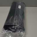 Kitchen Mats for Floor, Super Absorbent Kitchen Rugs Non Slip Washable, Soft Imitation Linen Braided Kitchen Runner Rug, Standing Mat Kitchens Sink Mat, Easy to Clean, Black 17x71